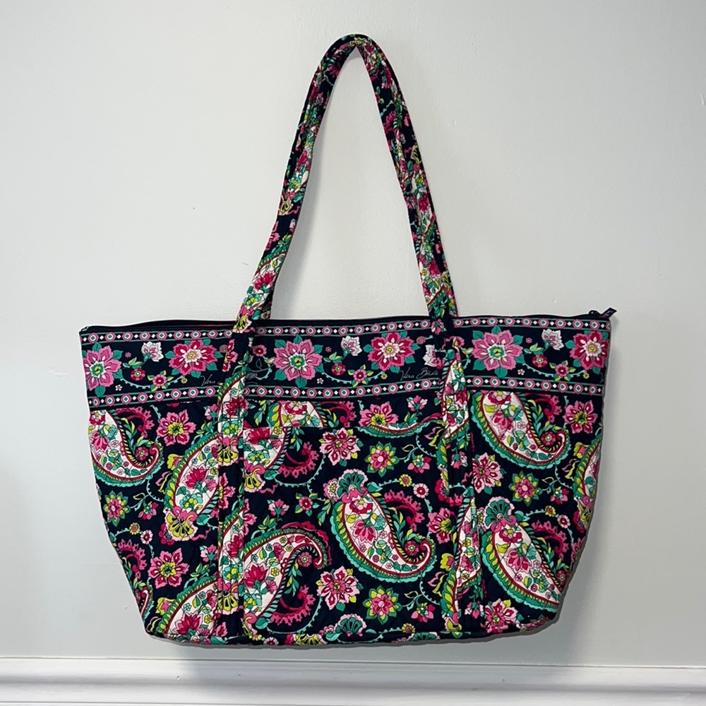 Vera Bradley Large Tote Retired Petal Paisley